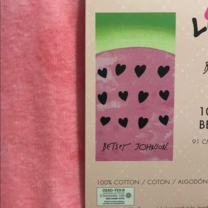 Betsy Johnson Heart beach towel